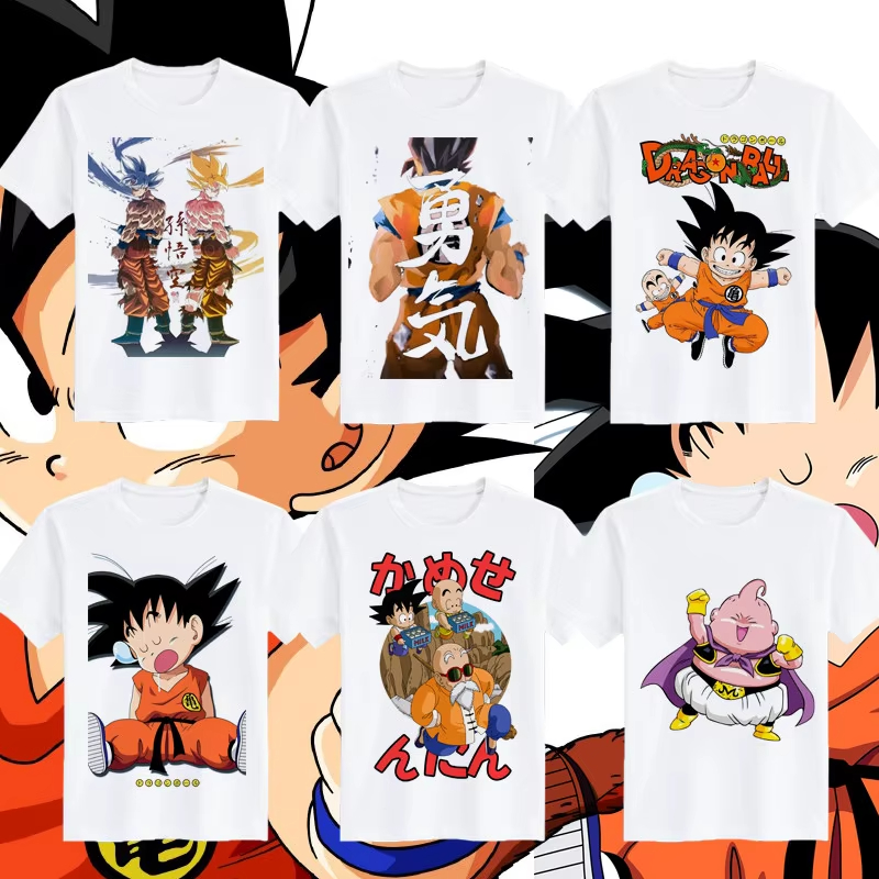 Anime Merchandise T-Shirts - 2026 새로운 드래곤볼 애니메이션 상품 트렌디