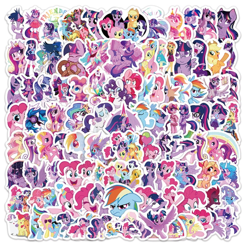Anime Merchandise Usa - 100pcs 만화 마이 리틀 포니 트와일라잇