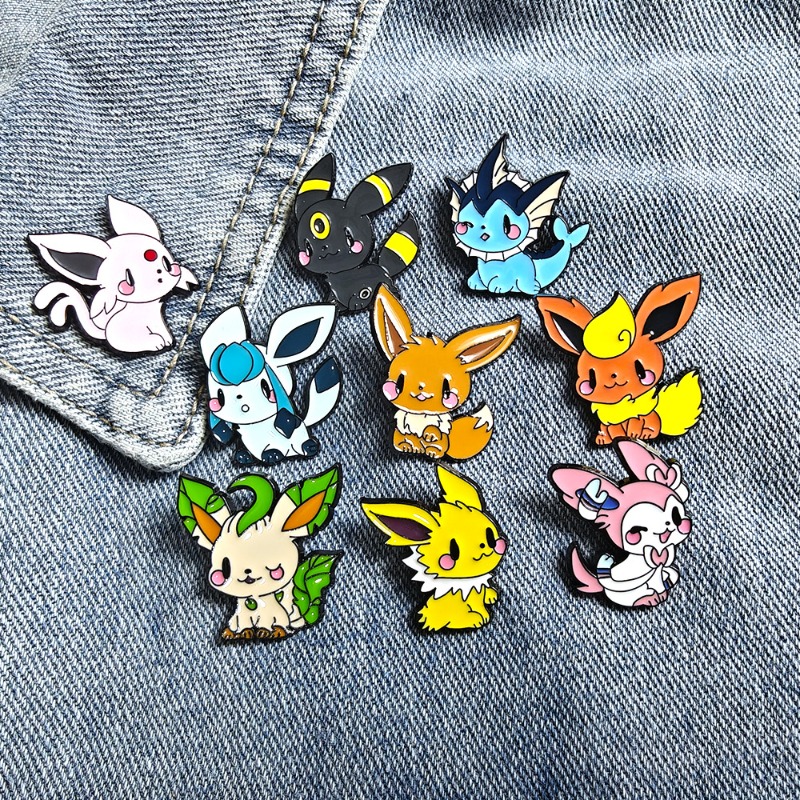 Enamel Pin Set - 핫 9종 애니메이션 엘프 브로치 세트