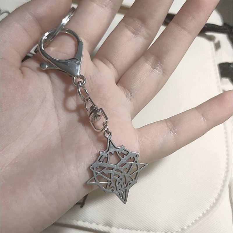 Anime Merchandise Keychains - 신비의 제왕 바보의 신성한 상징/기호 열쇠고리