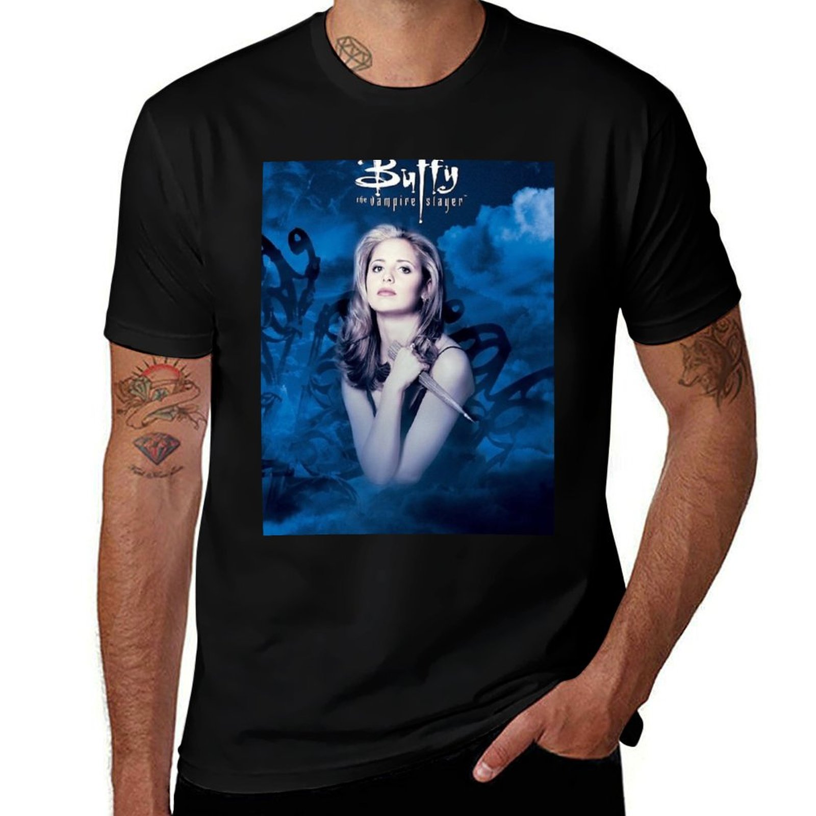 Anime Merchandise T-Shirts - 버피 상품 티셔츠 애니메이션 티셔츠 티셔츠
