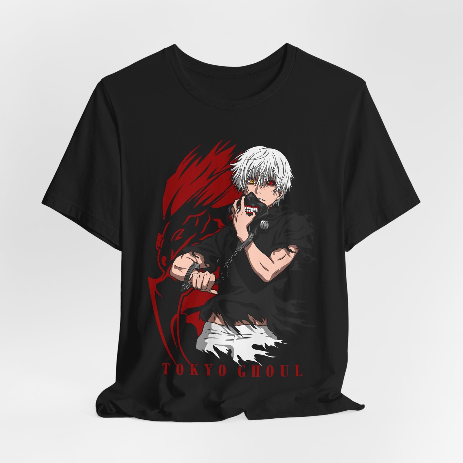 Anime Merchandise T-Shirts - 도쿄 구울 애니메이션 티셔츠, 남녀공용 반팔
