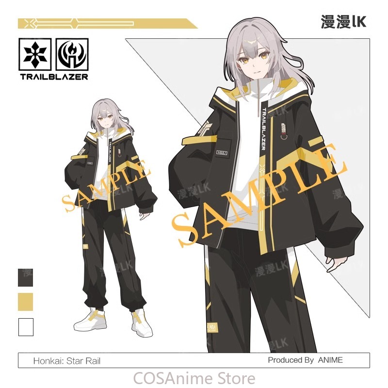 Windbreaker Anime Merchandise - Anime Honkai: 스타 레일 코스프레 Trailblazer