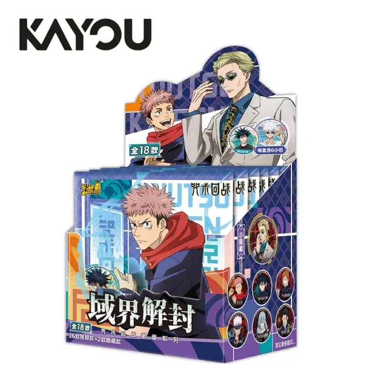 카유 주주츠 케이센 배지 블라인드 박스 2권 골드 포일 - Anime Merchandise From Japan 리뷰 및 가격