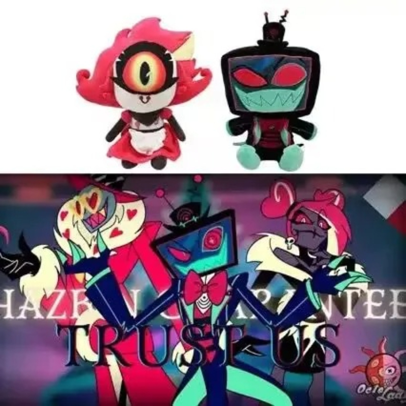 새로운 Hazbin Hotel 플러시 장난감 재미있는  - Anime Related Merchandise 리뷰 및 가격