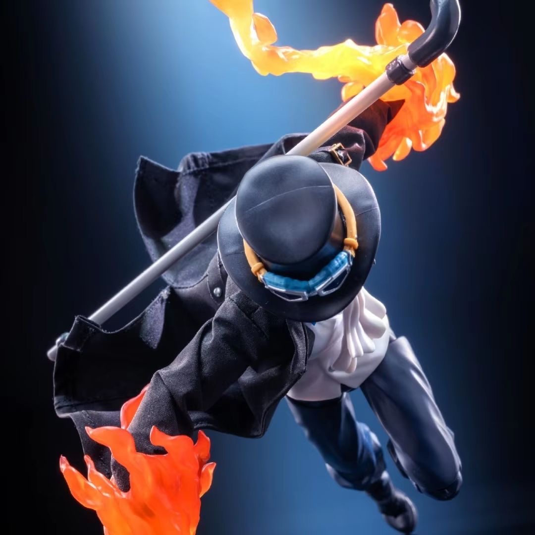 애니메이션 원피스 SHF 1/12 사보 블랙 롱 윈드브 - Windbreaker Anime Merchandise 리뷰 및 가격