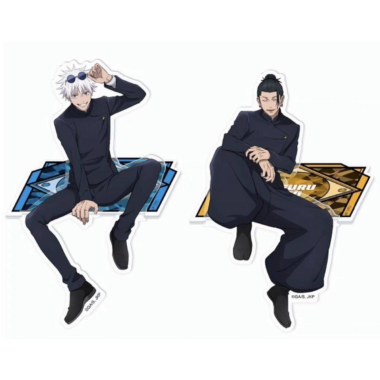주술회센 고죠 사토루 게토 슈구루 아크릴 스탠드 피규어 - Anime Jujutsu Kaisen Merchandise 리뷰 및 가격