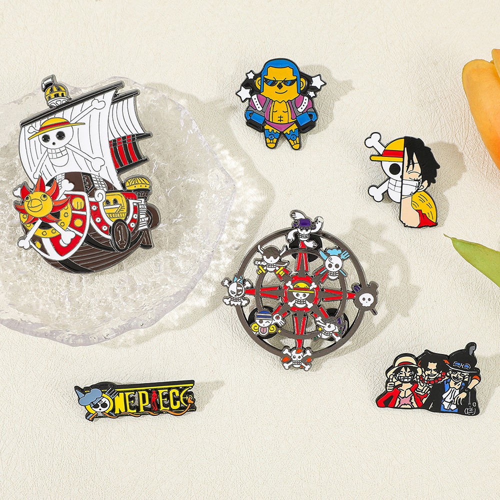 6개입 애니메이션 에나멜 핀 세트 루피 캐릭터 브로치  - Enamel Pin Set 리뷰 및 가격