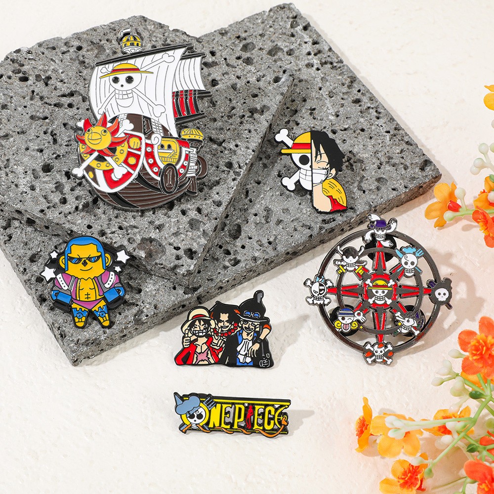 6개입 애니메이션 에나멜 핀 세트 루피 캐릭터 브로치  - Enamel Pin Set 리뷰 및 가격