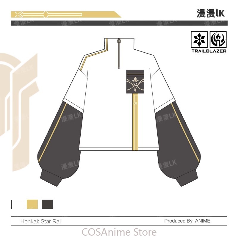 Anime Honkai: 스타 레일 코스프레 Trail - Windbreaker Anime Merchandise 리뷰 및 가격